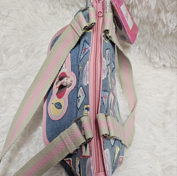 90s Barbie Avenue Denim Stamp Design Barbie Bag Purse Brand New Vintage - Picture 7 of 16